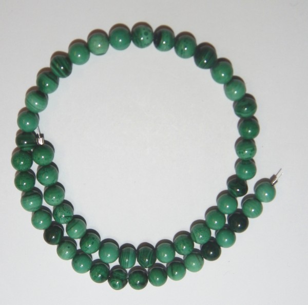 Malachit Perlen, Grün, 8mm