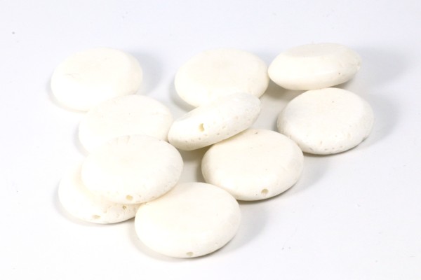 Weiße Koralle, Taler, 16mm