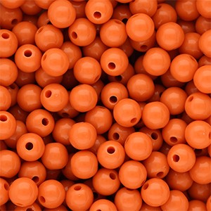 Acrylperlen 8mm Orange-Peel rund & glänzend