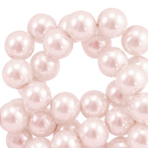 Perlen für die Schmuckherstellung, Light Rose, 6mm