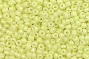 Indianerperlen, rund, Sunny Lime Yellow, 15 gr., 2mm, 12/0