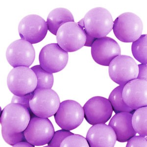 Acrylperlen, rund, Lavender Purple, shiny, glänzend, 14mm