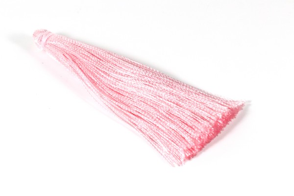 Tassel, Seide, Rosa, 65mm