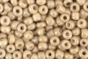 Glasperlen, rund, Champagne Beige, 15 gr., 3mm, 8/0