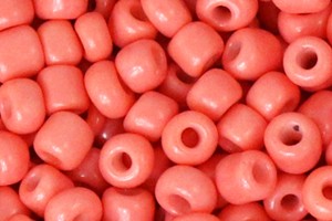 Rocailles, rund, Canyon Sunset Pink, 15gr., 4mm, 6/0