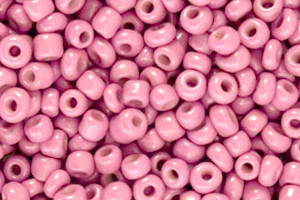 Rocailles, Pretty Pink, rund, 15gr., 3mm, 8/0