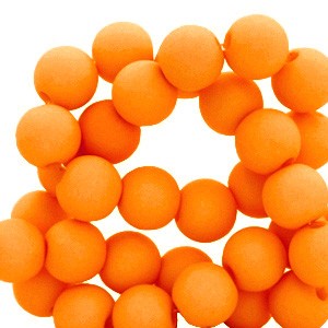 Acrylperlen, rund, Orange Peel, matt, 6mm