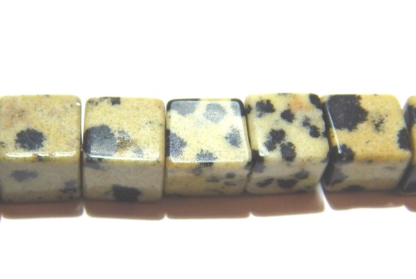 Damatiner Jaspis, Würfel, 6x6mm