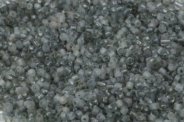 Rocailles, Anthrazit Mix, rund, 15gr., 2mm, 12/0