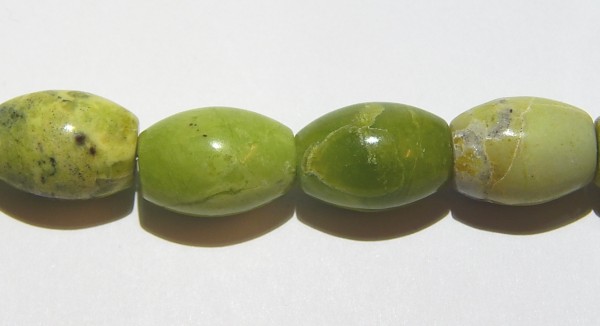 Serpentin (Chyta), Oliven, 16x10mm