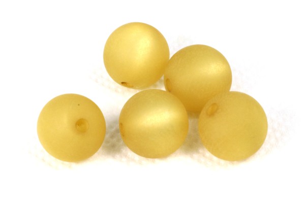 Polarisperlen, matt, Bronzefarben, 10mm