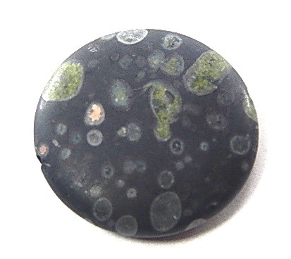 Grün Punkt Jaspis, Taler, 40mm