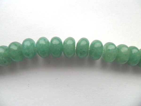 Aventurin, Grün, Rondelle, 8mm